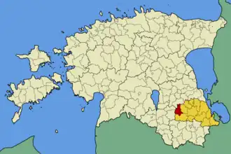 Валгъярве на карте