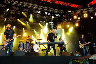 На фестивале Ilosaarirock в Йоэнсуу, Финляндия, 2009 год