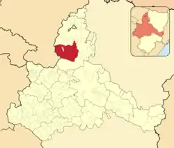 Расположение муниципалитета на карте провинции