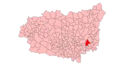 Расположение муниципалитета на карте провинции