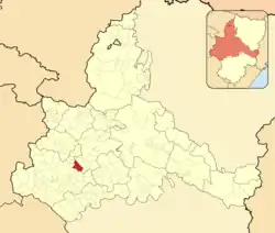 Расположение муниципалитета на карте провинции