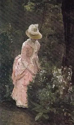 Woman in a Paris Garden