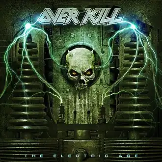 Обложка альбома Overkill «The Electric Age» (2012)