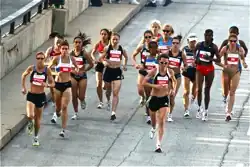 Элитная женская группа в 2008 г. с будущей победительницей Лидией Григорьевой