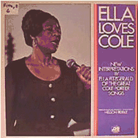 Обложка альбома Эллы Фицджеральд «Ella Loves Cole» (1972)