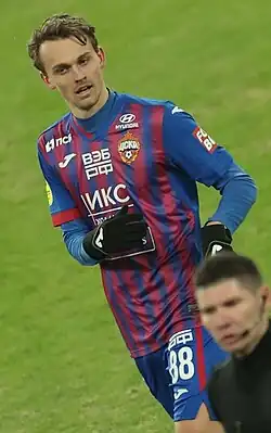 Бохинен в составе ЦСКА в 2021 г.