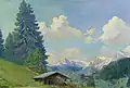«Альпийский пейзаж Бернского нагорья» (1909)