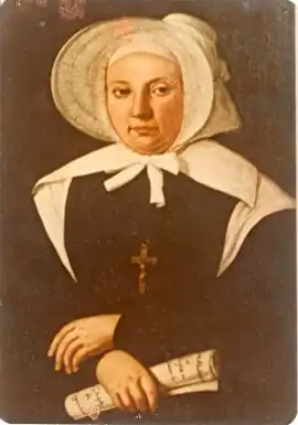 Портрет святой Эмилии де Виалар. около 1850