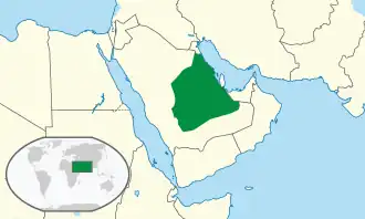 Эмират Неджд и Хаса в 1913 году