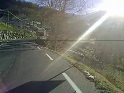 Въезд в деревню Суэн