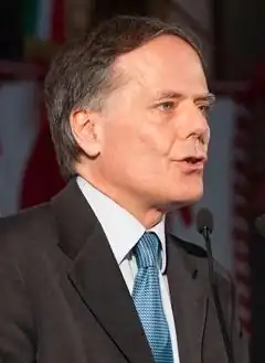 Выступление в Европейском университетском институте[англ.] (Фьезоле, 2013).