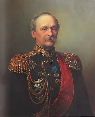 портрет контр-адмирала А.П. Епанчинаработы Ивана Тюрина, 1883 г.