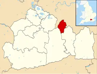 Эпсом-энд-Юэлл на карте