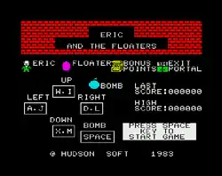 Для компьютеров ZX Spectrum игра выпускалась с названием Eric and the Floaters