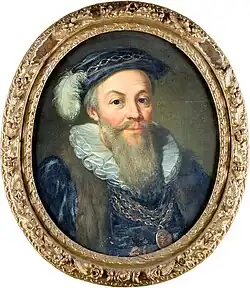 Вероятный портрет Эрика Йоханссона Васы, художник - Лоренс Паш Младший, 1782 год