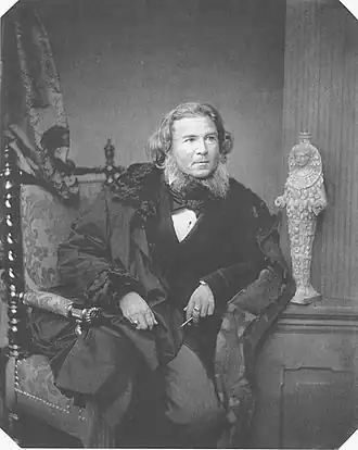 Эрнст фон Ласо. Фотограф Франц Ганфштенгль. Около 1860 года