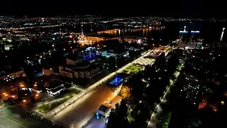 Вид в ночное время