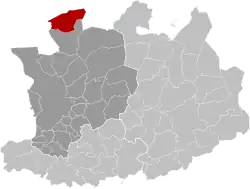 Расположение муниципалитета на карте провинции