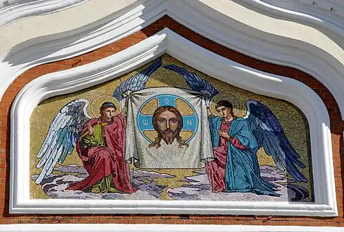 Ангелы и Спас Нерукотворный