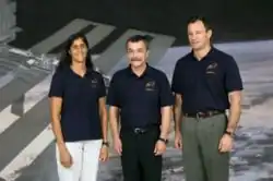 Сунита Уильямс, Михаил Тюрин и Майкл Лопес-Алегрия