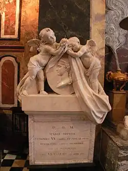 Гробница сердца Марии Лещинской (1768), церковь Нотр-Дам-де-Бонсекур, Нанси