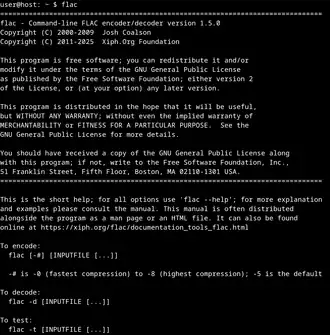 Скриншот программы Free Lossless Audio Codec