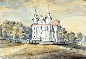 Наполеон Орда. 1877 год. Рисунок простым карандашом, раскрашенный акварелью.