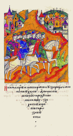 Бегство князя Андрея в Новгород