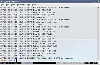 Скриншот программы Fail2Ban