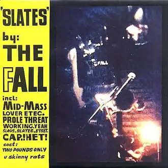 Обложка альбома The Fall «Slates» (1981)