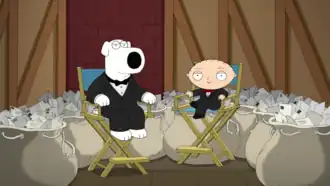 Промокартинка. Брайан и Стьюи читают письма зрителей.