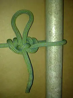 Farrimond friction hitch[англ.], Farrimond friction hitch.