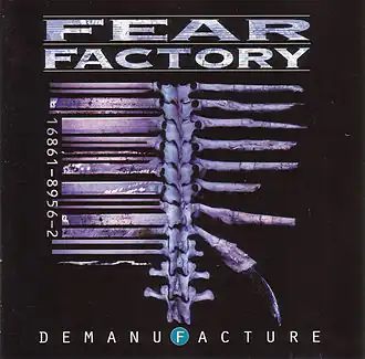Обложка альбома Fear Factory «Demanufacture» (1995)
