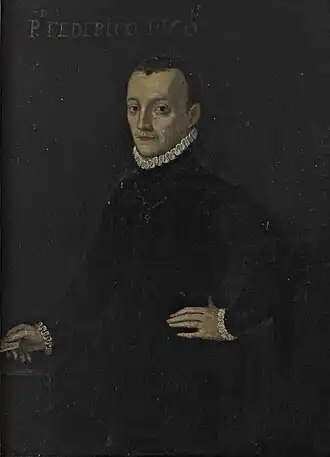 Портрет кисти Перанды (ок. 1602). Замок Пико, Мирандола