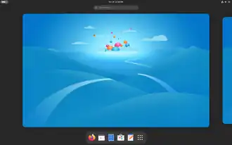 Fedora 41 с рабочим окружением GNOME 47