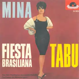 Обложка сингла Мины «Fiesta Brasiliana» (1962)