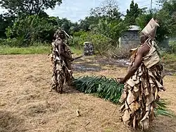 Ритуал во время традиционного фестиваля Бенга