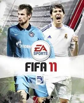 Российский вариант обложки FIFA 11,
с Сергеем Семаком и Кака