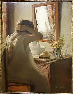 Туалет. 1919. Картон, масло. Музей, Лёвен