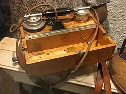 Полевой телефон воздушного наблюдателя времён ВМВ