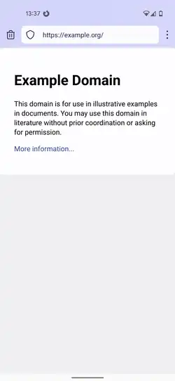 Скриншот программы Firefox Focus