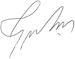 Изображение автографа