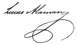 Изображение автографа