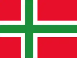 Флаг острова Борнхольм (альтернативный)