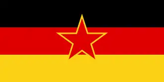 Флаг Немецкой партизанской роты имени Эрнста Тельмана