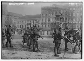 Огнемётчики с Wex во время Ноябрьской революции