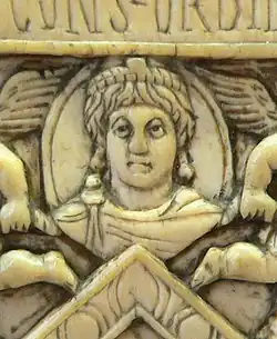 Анастасий I на консульском диптихе