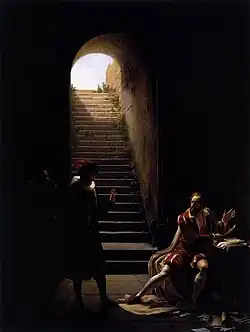 Флёри-Франсуа Ришар. Монтень и Тассо. 1822. Холст, масло. Музей изобразительных искусств, Лион