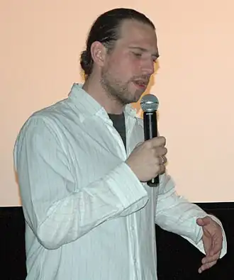 Флориан Гааг на презентации фильма «Состав» на кинофестивале Crossing Europe 2007 в городе Линц.