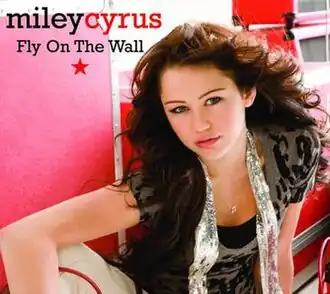 Обложка сингла Майли Сайрус «Fly on the Wall» (2009)